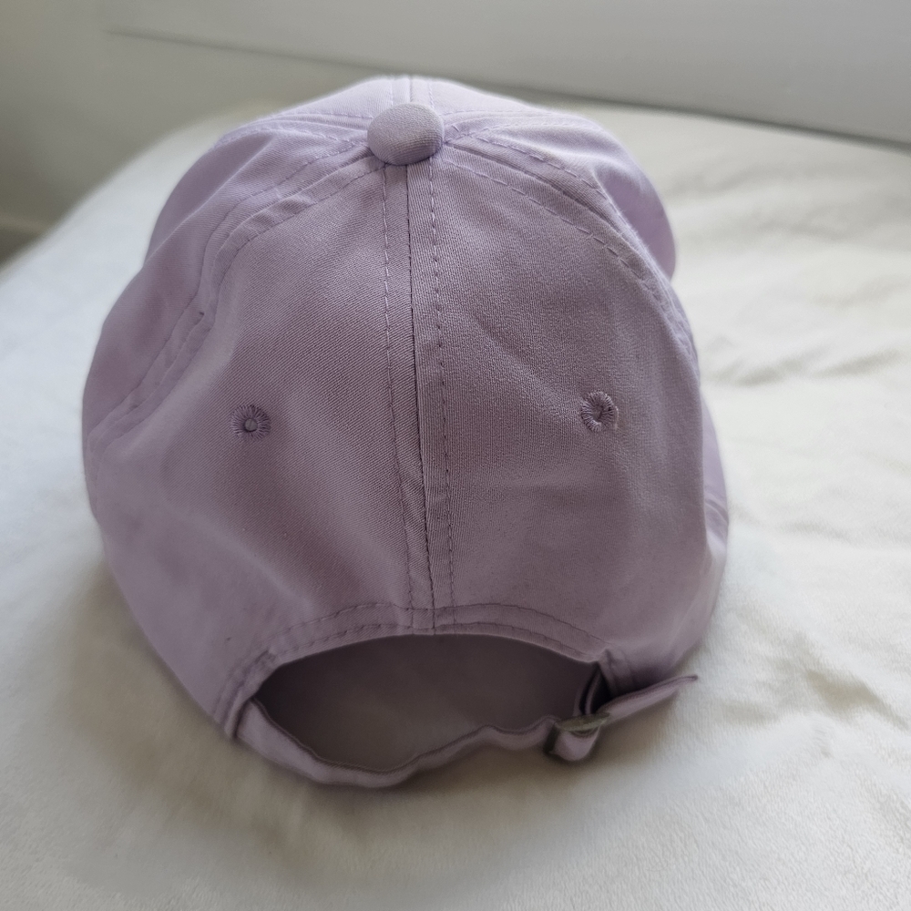 Lavender Embroidered Baseball Cap - Picture 4 of 6